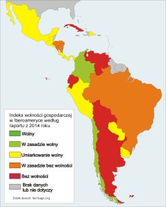 Indeks wolności gospodarczej w państwach Iberoameryki. Raport 2014